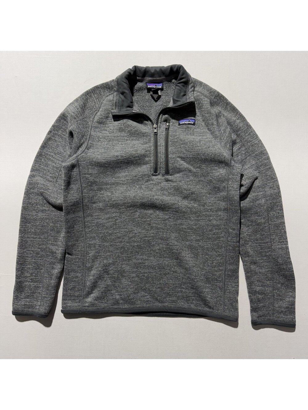 Patagonia Better Sweater 1/4 Zip Gray Fleece Pullover Outdoor Gorpcore